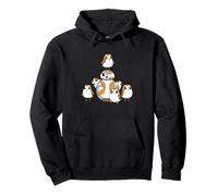 Star Wars Porgs Having Fun With BB-8 Portrait Pullover Hoodie