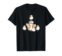 Star Wars Porgs Having Fun With BB-8 Portrait T-Shirt