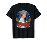 Star Wars Princess Leia I Love You Snow Globe Holiday T-Shirt