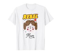 Star Wars Princess Leia Rebel Mom Mother's Day T-Shirt T-Shirt