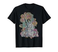 Star Wars Princess Leia Retro Rebel T-Shirt, Herren, Schwarz, S