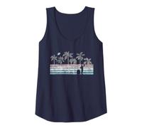 Star Wars R2-D2 & C-3PO Tropical Retro Stripe Tank Top