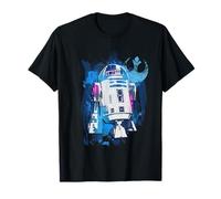 Star Wars R2-D2 Rebellion Logo Paint Splatter T-Shirt