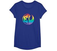 Star Wars Rebel Alliance and Galactic Empire Pride T-Shirt, Mädchen, Königsblau, L