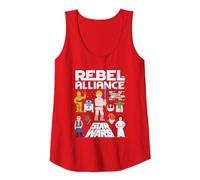 Star Wars Rebel Alliance Heroes Tank Top, Damen, Rot, L