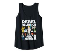 Star Wars Rebel Alliance Heroes Tank Top, Damen, Schwarz, XXL