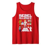 Star Wars Rebel Alliance Heroes Tank Top, Herren, Rot, S