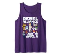 Star Wars Rebel Alliance Heroes Tank Top, Herren, Violett, M