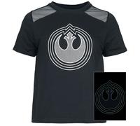 Star Wars Rebel Logo T-Shirt schwarz in L
