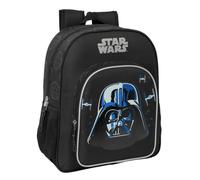 Star Wars Rebellion Schulrucksack für Kinder, anpassbar an den Kinderwagen, ideal für Kinder im Schulalter, bequem und vielseitig, Qualität und Widerstandsfähigkeit, 32 x 12 x 38 cm, Schwarz, M,