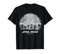 Star Wars Rogue One Palm Tree Death Star T-Shirt, Herren, Schwarz, 3XL