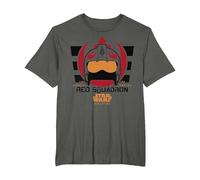 Star Wars Rogue One Red Squadron Logo T-Shirt, Herren Große Größen, Anthrazit, 4X Tall