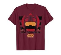 Star Wars Rogue One Red Squadron Logo T-Shirt, Herren, Kastanienbraun, 3XL