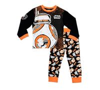 Star Wars Schlafanzug | BB8 Pyjama Jungen | Langarm Schlafanzüge für Kinder | Baumwolle Pyjama Junge Mehrfarbig 140