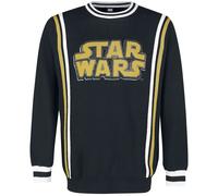 Star Wars Schriftzug Strickpullover multicolor in M