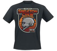 Star Wars Skeleton Crew - SM-33 Retro T-Shirt schwarz in 3XL