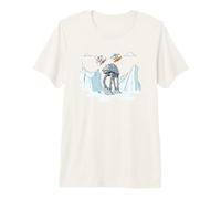 Star Wars Snowtroopers Snowboarding Over AT AT Walker Premium T-Shirt