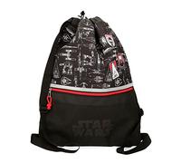 Star Wars Space Mission Rucksack mit Reißverschluss, Schwarz, 35 x 46 cm, Polyester