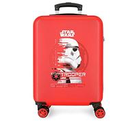 Star wars Squad Tropper Maleta de Cabina Rojo 38x55x20 cms Rígida ABS Cierre de combinación Lateral 35L 2 kgs 4 Ruedas Dobles Equipaje Mano