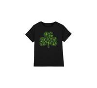 Star Wars St Patrick's Day Clover Icons Unisex Kids T Shirt, Black, 12-13 Years