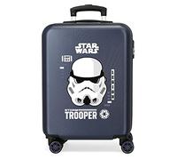 Star Wars Storm Kabinentasche, Blau, 38 x 55 x 20 cm, starrer ABS-Kombinationsverschluss seitlich, 34 l, 2 kg, 4 Doppelrollen, Handgepäck.