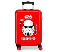 Star Wars Storm Kabinentasche, rot, 38 x 55 x 20 cm, aus ABS, seitlicher Zahlenkombinationsverschluss, 34 l, 2 kg, 4 Doppelrollen, Handgepäck.