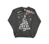 Star Wars Sweatshirt homme arbre de Noël (Charbon de bois) M
