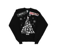 Star Wars Sweatshirt homme arbre de Noël (Noir) L