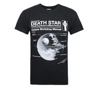 Star Wars - t-shirt à imprimé 'Haynes Manuals Death Star' - Homme (Noir) S