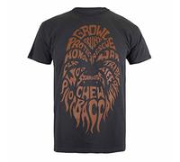 Star Wars T-Shirt Chewbacca Text anthrazit XL