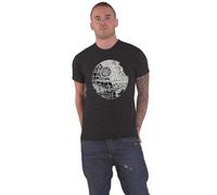 Star Wars T Shirt Death Star Nue offiziell Herren Schwarz L