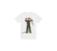 Star Wars - T-Shirt für Herren - weihnachtliches Design (Weiß) 3XL