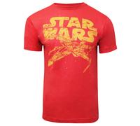 Star Wars - T-shirt - Homme (Rouge / Jaune) M