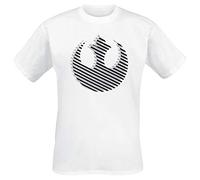 Star Wars Herren T-Shirt Rebellen Logo M Weiß Star Wars