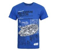 Star Wars - T-shirt 'Millennium Falcon' - Homme (Bleu) S