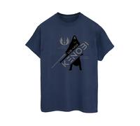 Star Wars - T-shirt OBI-WAN KENOBI JEDI KNIGHT - Femme (Bleu marine) XL