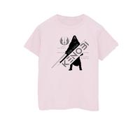 Star Wars - T-shirt OBI-WAN KENOBI JEDI KNIGHT - Femme (Rose clair) 2XL