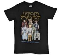Star Wars T‑Shirt Rebels Toy Figures Nue Offiziell Herren Schwarz L