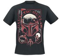 Star Wars The Book Of Boba Fett - Galactic Outlaw T-Shirt schwarz in 5XL