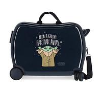 Star wars The Child Far Way Maleta Infantil Negro 50x38x20 cms Rígida ABS Cierre de combinación Lateral 34L 1,8 kgs 4 Ruedas Equipaje Mano