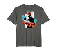 Star Wars The Clone Wars Ahsoka Tano Clone Trooper T-Shirt, Herren Große Größen, Anthrazit, 2X Tall