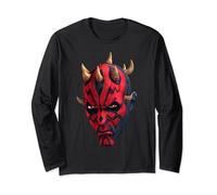 Star Wars: The Clone Wars Darth Maul Big Face Langarmshirt