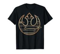 Star Wars The Last Jedi Golden Rebel Logo T-Shirt