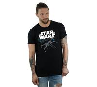 Star Wars - "The Last Jedi X-Wing" T-Shirt für Herren (Schwarz) 2XL