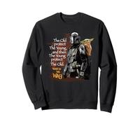 Star Wars The Mandalorian and Grogu Old Protect the Young Sweatshirt
