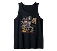 Star Wars The Mandalorian and Grogu Old Protect the Young Tank Top