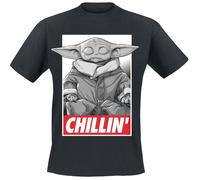 Star Wars The Mandalorian - Chillin T-Shirt schwarz in M