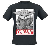 Star Wars The Mandalorian - Chillin T-Shirt schwarz in XXL