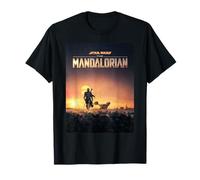Star Wars The Mandalorian Disney+ Series Poster T-Shirt