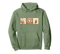 Star Wars The Mandalorian Grogu Awakens Pullover Hoodie, Unisex für Erwachsene, Salbeigrün, M